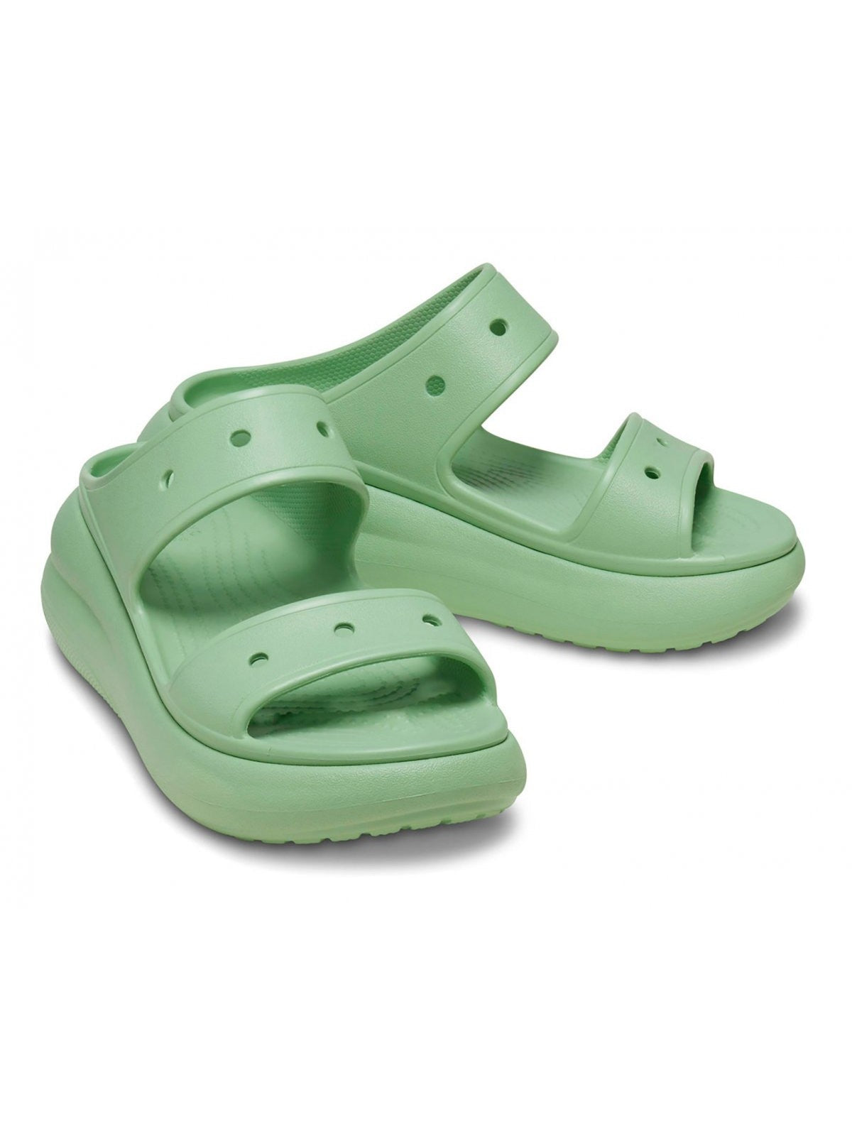 CROCS Sandalo Donna Classic Crush Sandal W 207670 374 Verde - Stilato