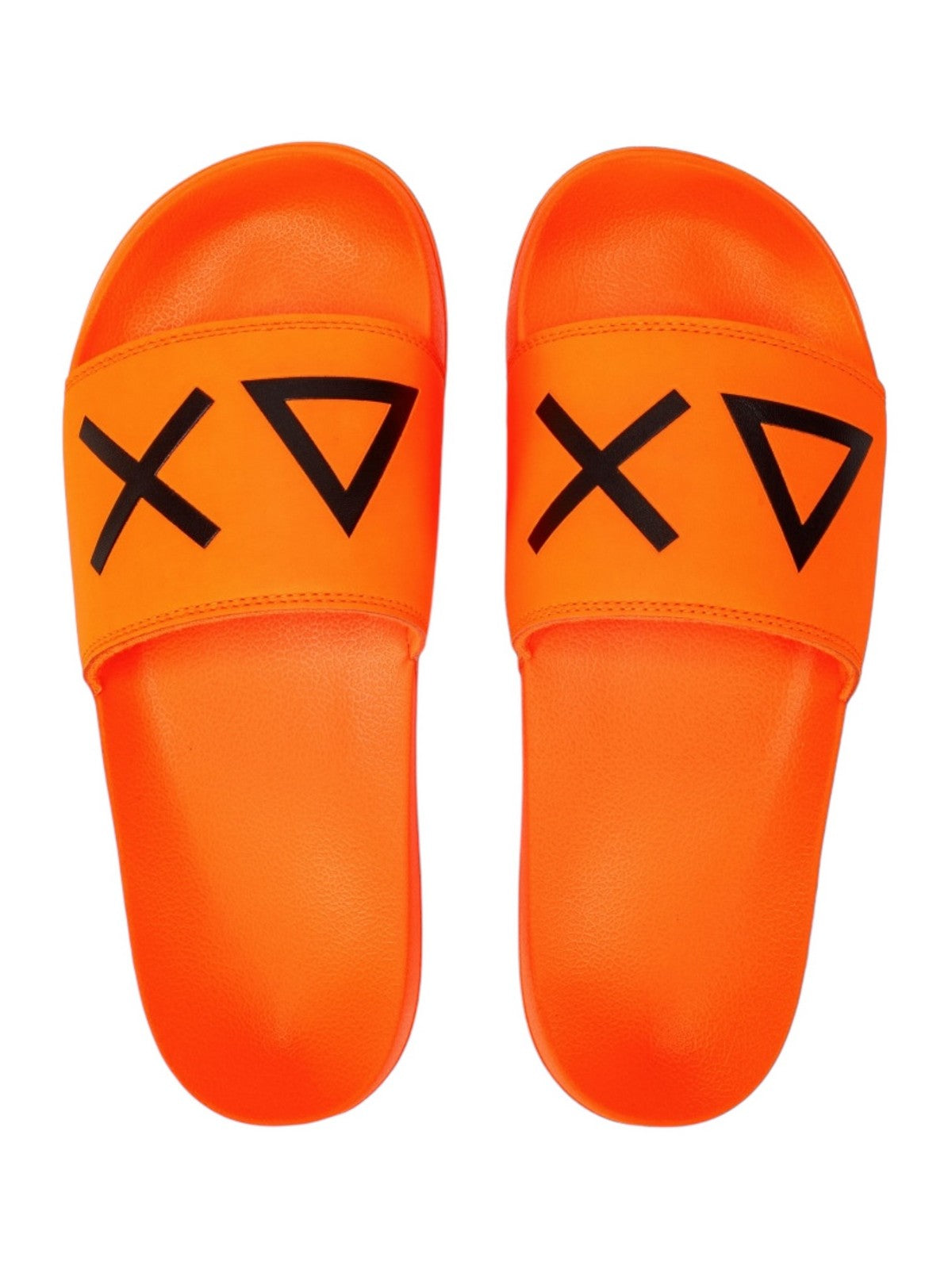 SUN68 Ciabatta Uomo Slippers Logo X34103 64 Arancione - Stilato