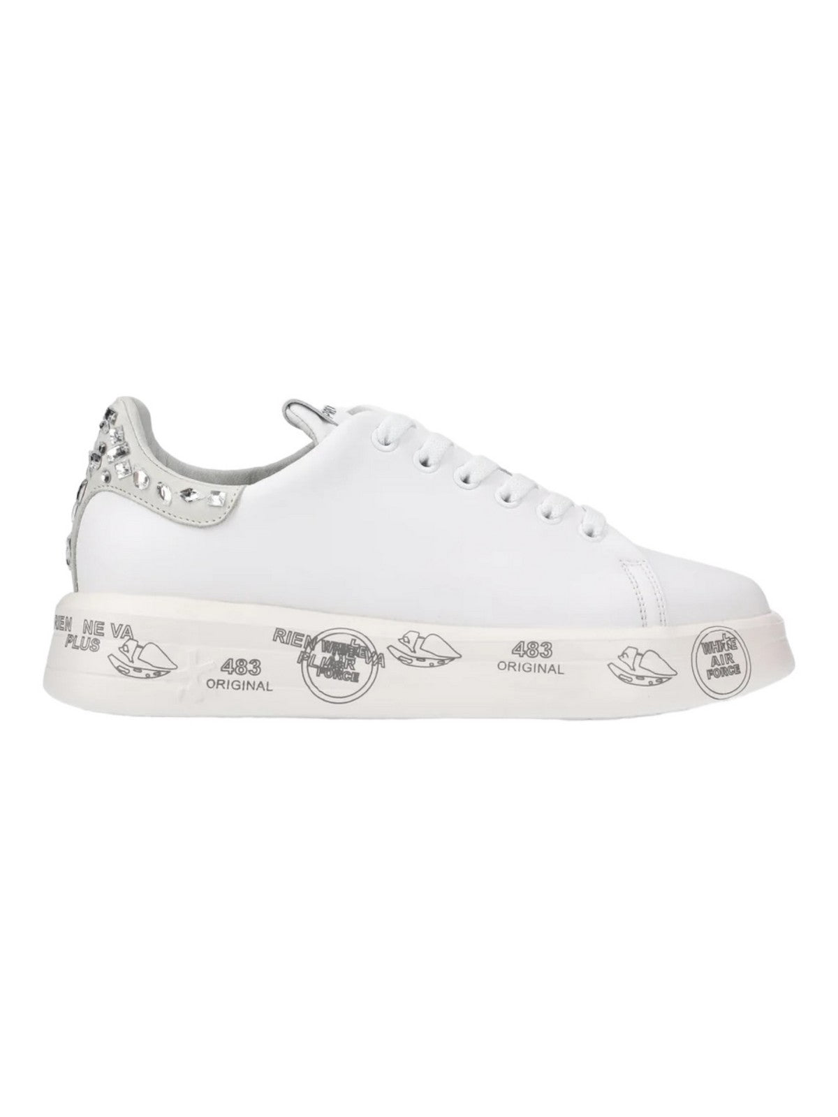 PREMIATA Sneaker Donna BELLE VAR 6712 Bianco - Stilato