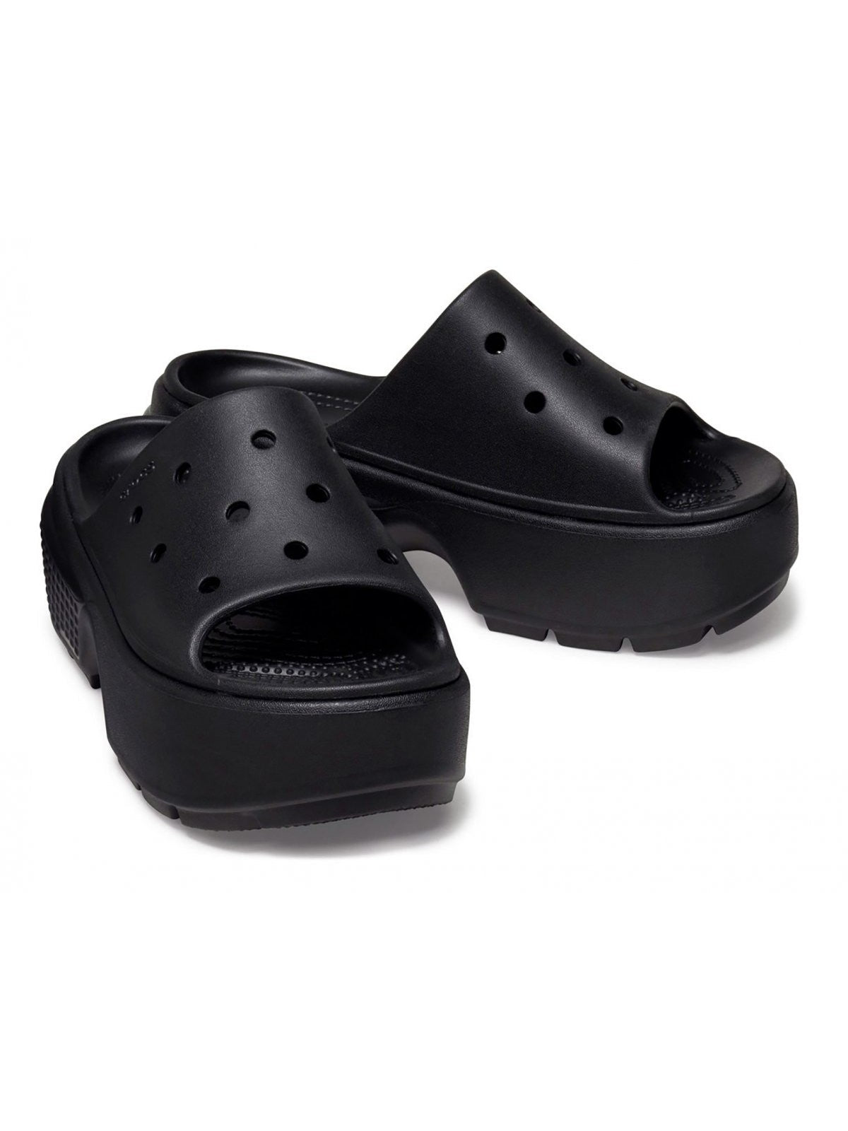 CROCS Ciabatta Donna Stomp Slide W 209346 001 Nero - Stilato