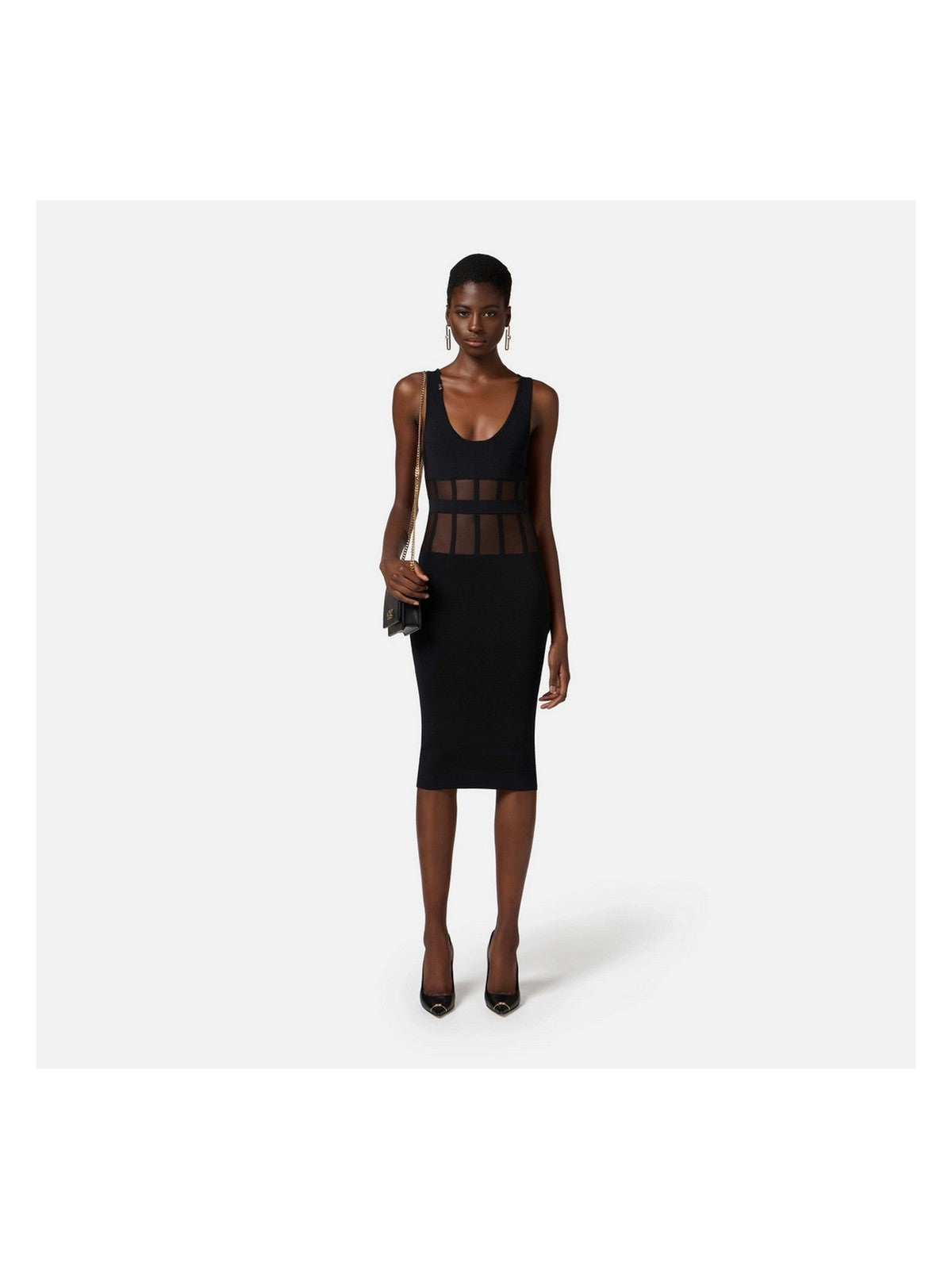 ワンピース ELISABETTA FRANCHI Woman Dress Black AM65S 110 ELISABETTA FRANCHI Woman dress ab71747e2 110 black