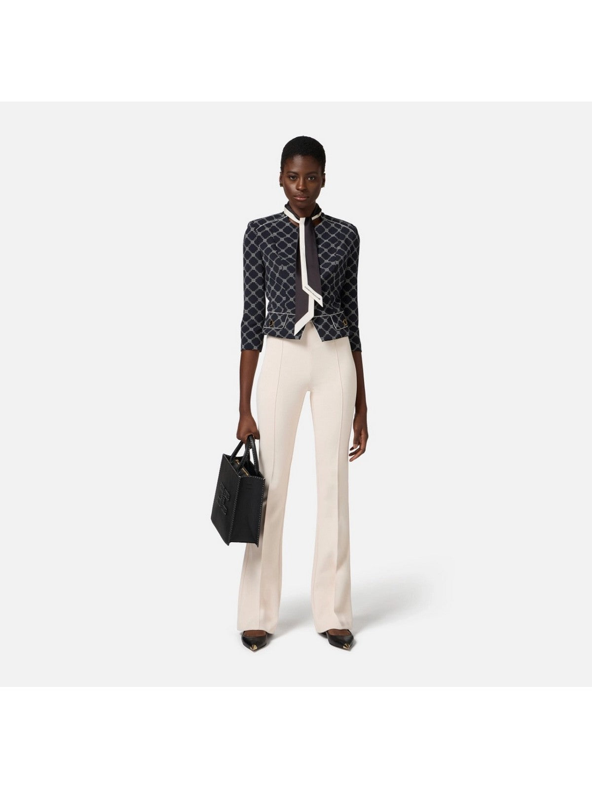 ELISABETTA FRANCHI Women's Jacket GIS5151E2-685 Black – Stilato