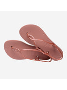 HAVAIANAS Infradito Donna Hav. Luna Flatform 4148600.3544 Rosa - Stilato