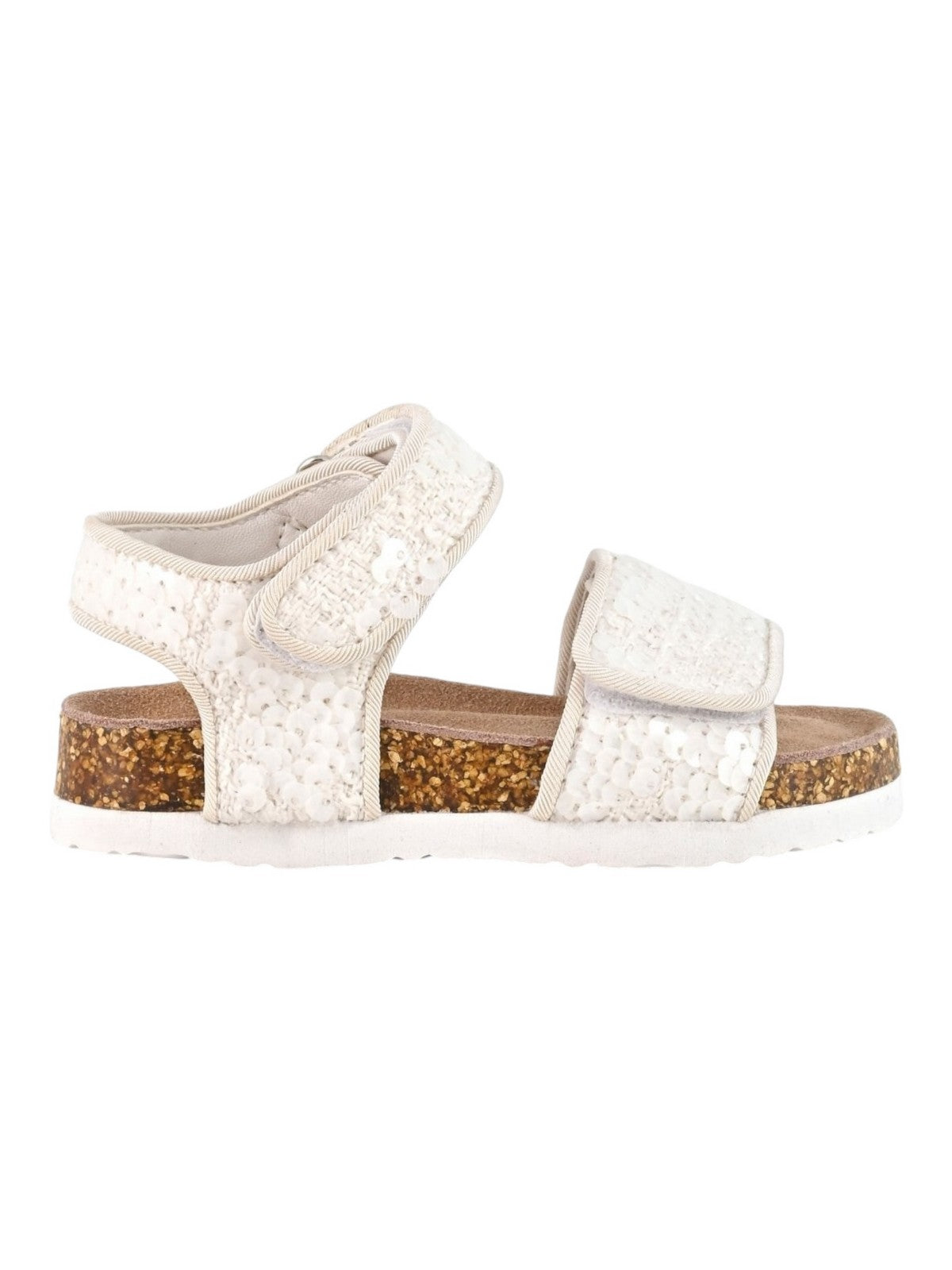 COLORS OF CALIFORNIA Sandalo Bambine e ragazze sandal sequins velcro strap HC.2501 WHI WHITE