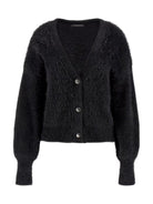 Guess Cardigan Nero Donna Keyla W4BR27 Z3BH0 JBLK - Stilato