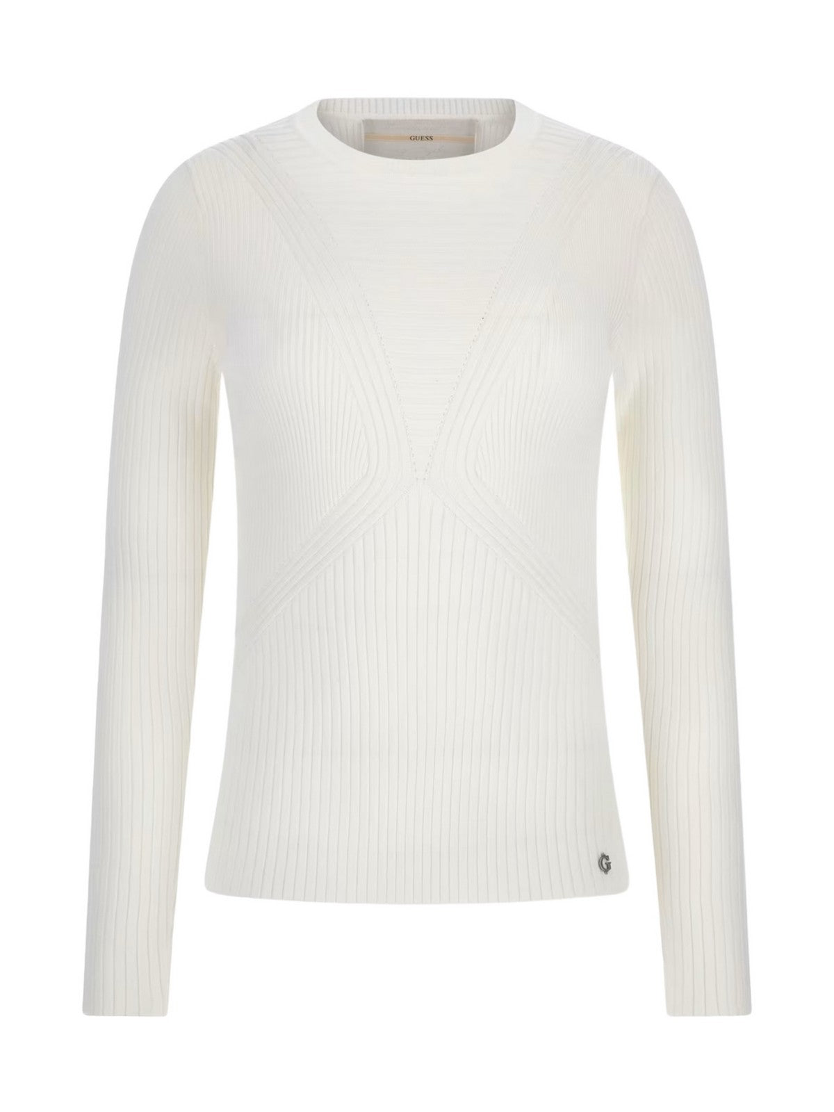 GUESS Maglione Donna DESTINY RN LS SWTR W4YR17 Z37K0 G011 Bianco - Stilato