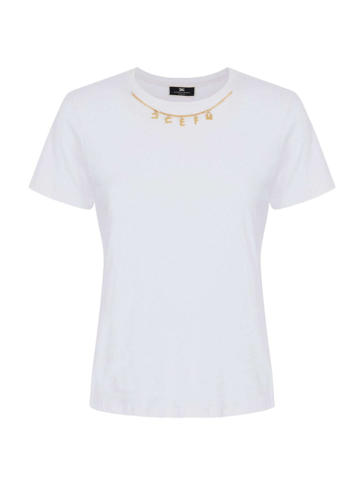 ELISABETTA FRANCHI T-Shirt e Polo Donna MA01141E2 270 Bianco - Stilato