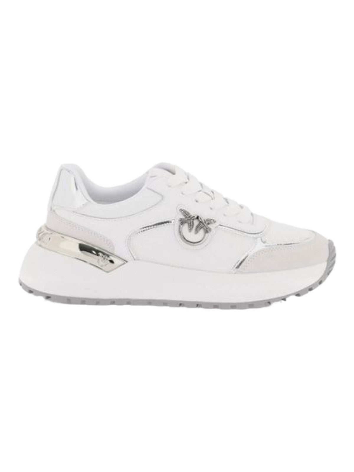 スニーカー PINKO Woman Sneakers White SS0019P027 ZI6 Sneakers with logo and mirror-finish details