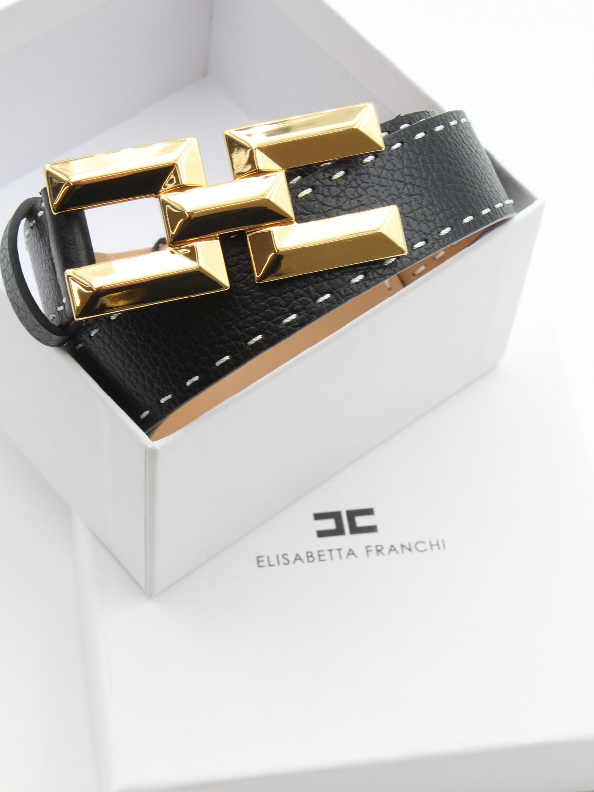 ELISABETTA FRANCHI Women's Belt CT08S51E2-685 Black – Stilato
