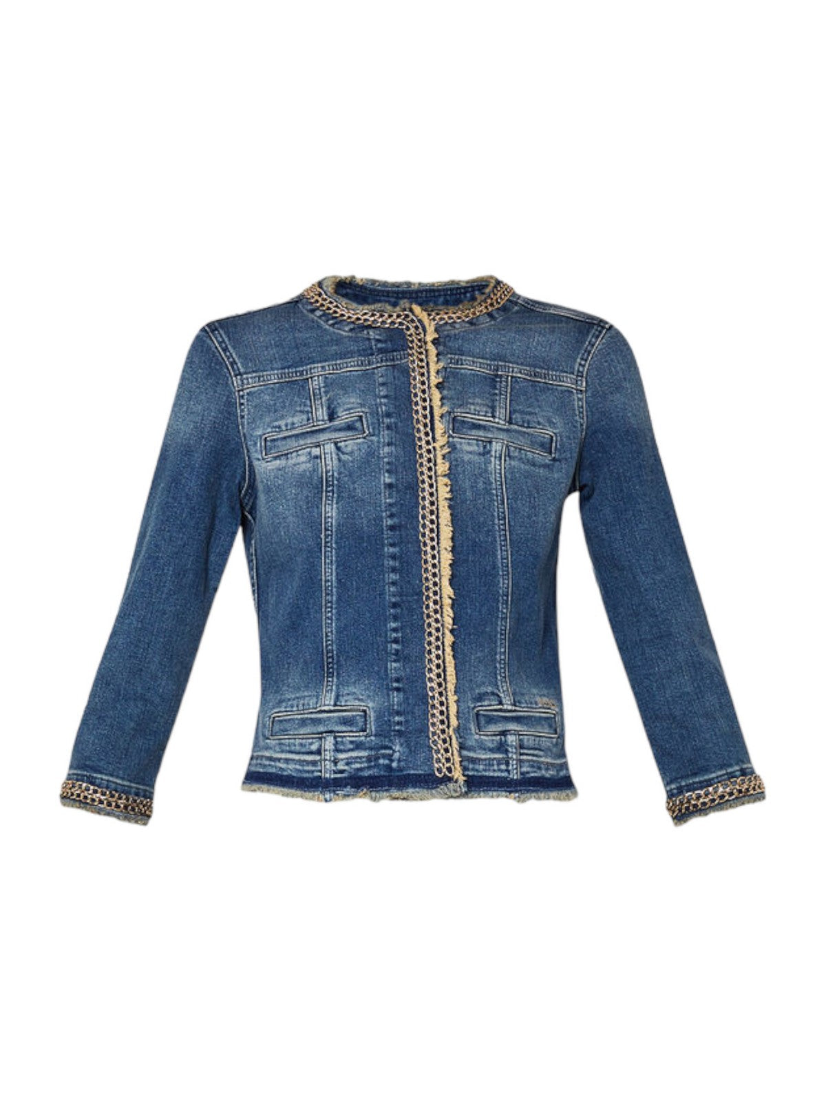 ジャケット LIU JO Woman Jacket Blue UXX039D4128 77556 LIU JO: women's jacket - Blue | Liu Jo jacket UXX039D4128