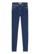 TOMMY HILFIGER Jeans Donna DW0DW16010 1BK Blu - Stilato