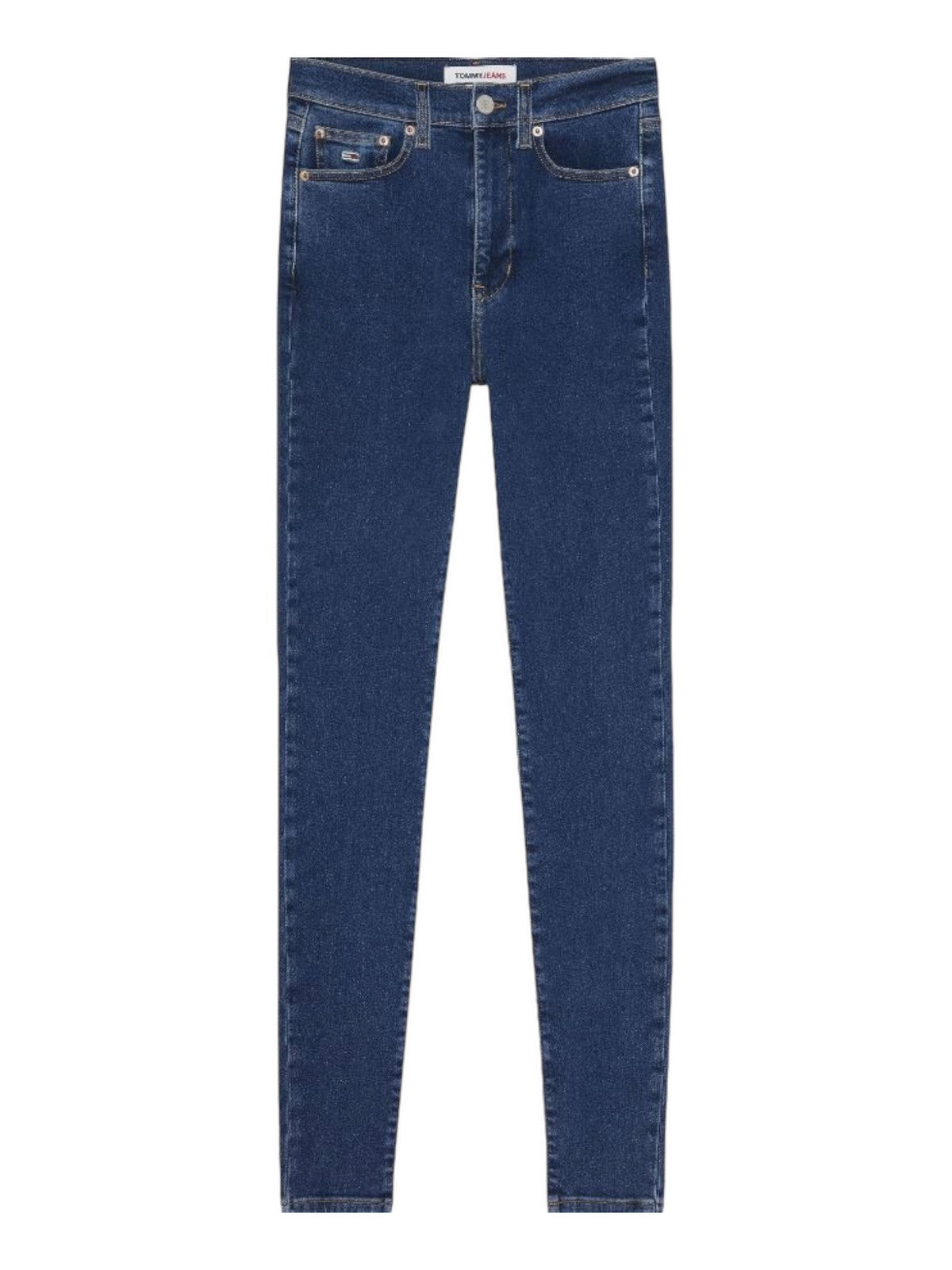 TOMMY HILFIGER Jeans Donna DW0DW16010 1BK Blu - Stilato