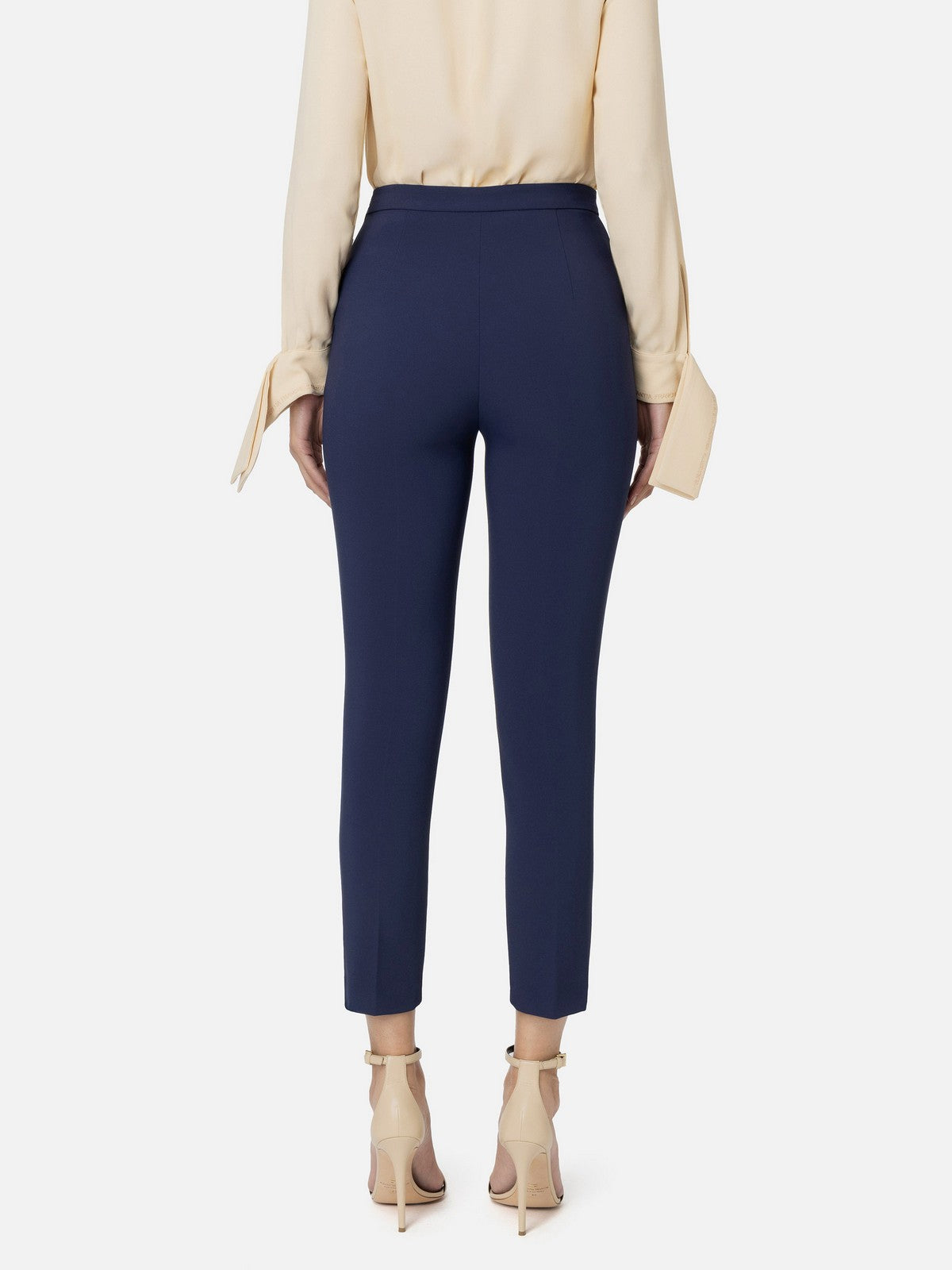 Elisabetta Franchi Pantalone Blu Donna PA02446E2 B75 - Stilato