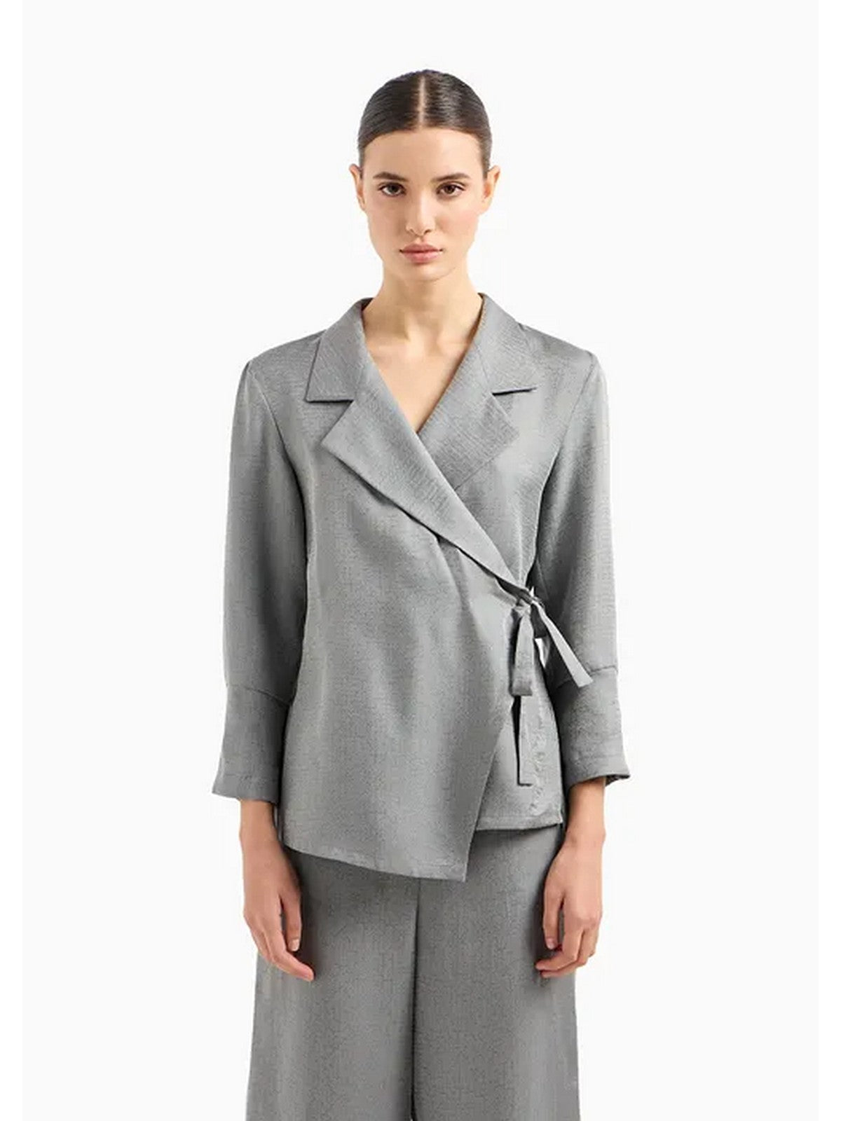 アウターその他 EMPORIO ARMANI Woman Blazer Grey E3NG23F2114 016 EMPORIO ARMANI Women's Jacket E3NG23 F2114 016 Grey – Stilato