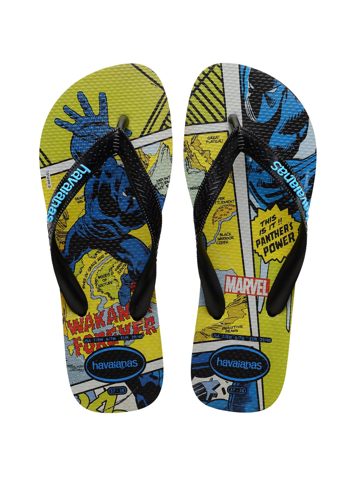 HAVAIANAS Infradito Unisex adulto Hav. Top marvel 4147012.1069 Nero - Stilato