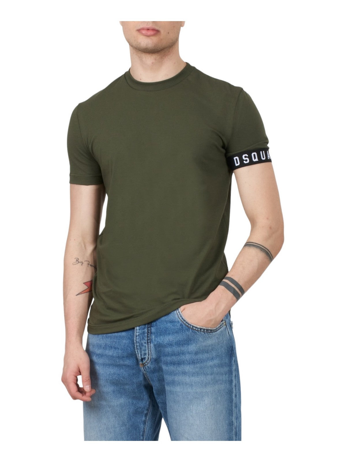 DSQUARED2 T-Shirt e Polo Uomo D9M3S540 306 Verde - Stilato