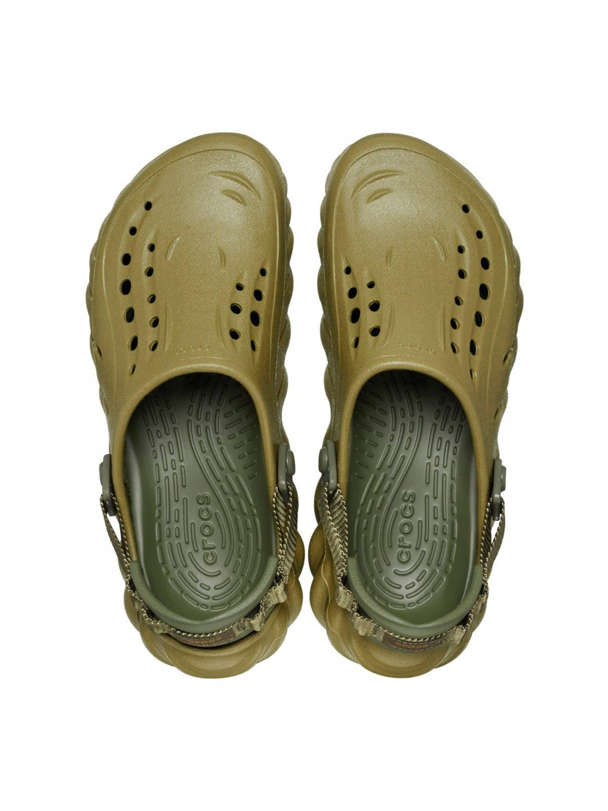 CROCS Ciabatta Uomo Crocs echo clog 207937 3UA Verde - Stilato