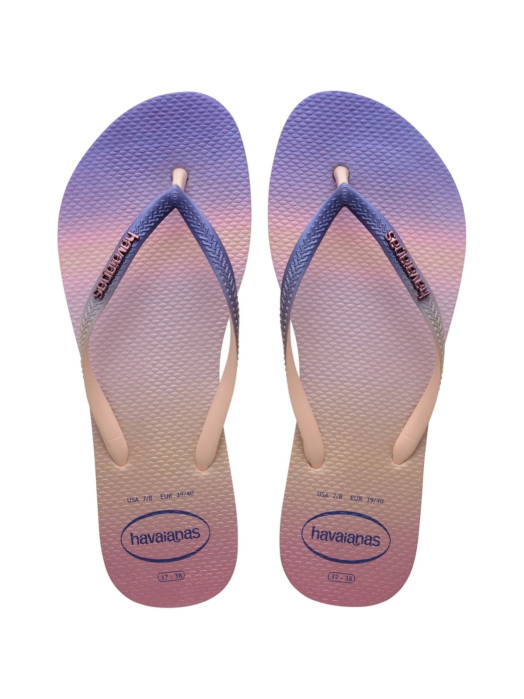 HAVAIANAS Infradito Donna Hav. slim gradient sunset 4146908.0076 Rosa - Stilato