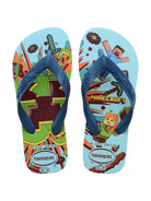 HAVAIANAS Infradito Bambini e ragazzi Hav. Kids minecraft 4145125.3057 Bianco - Stilato