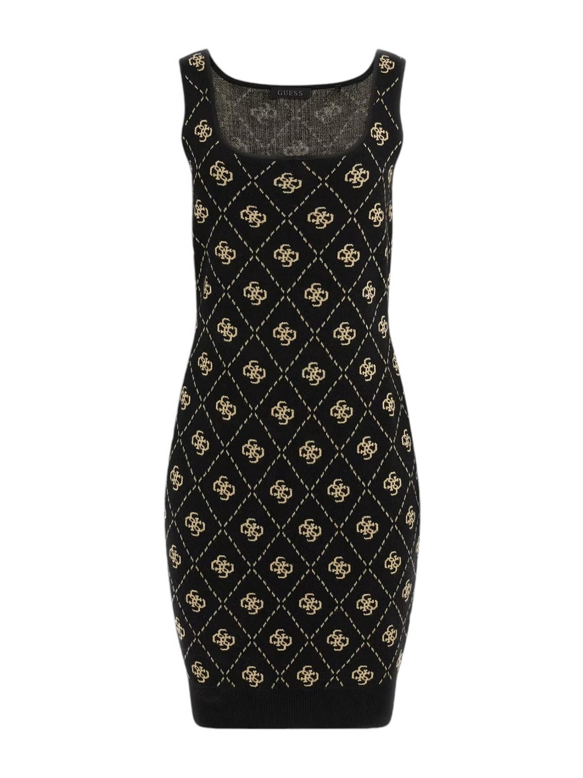 GUESS Abito Donna SARAH 4G SL DRESS SWTR W4BK98 Z3JD2 FJ5Y Nero - Stilato