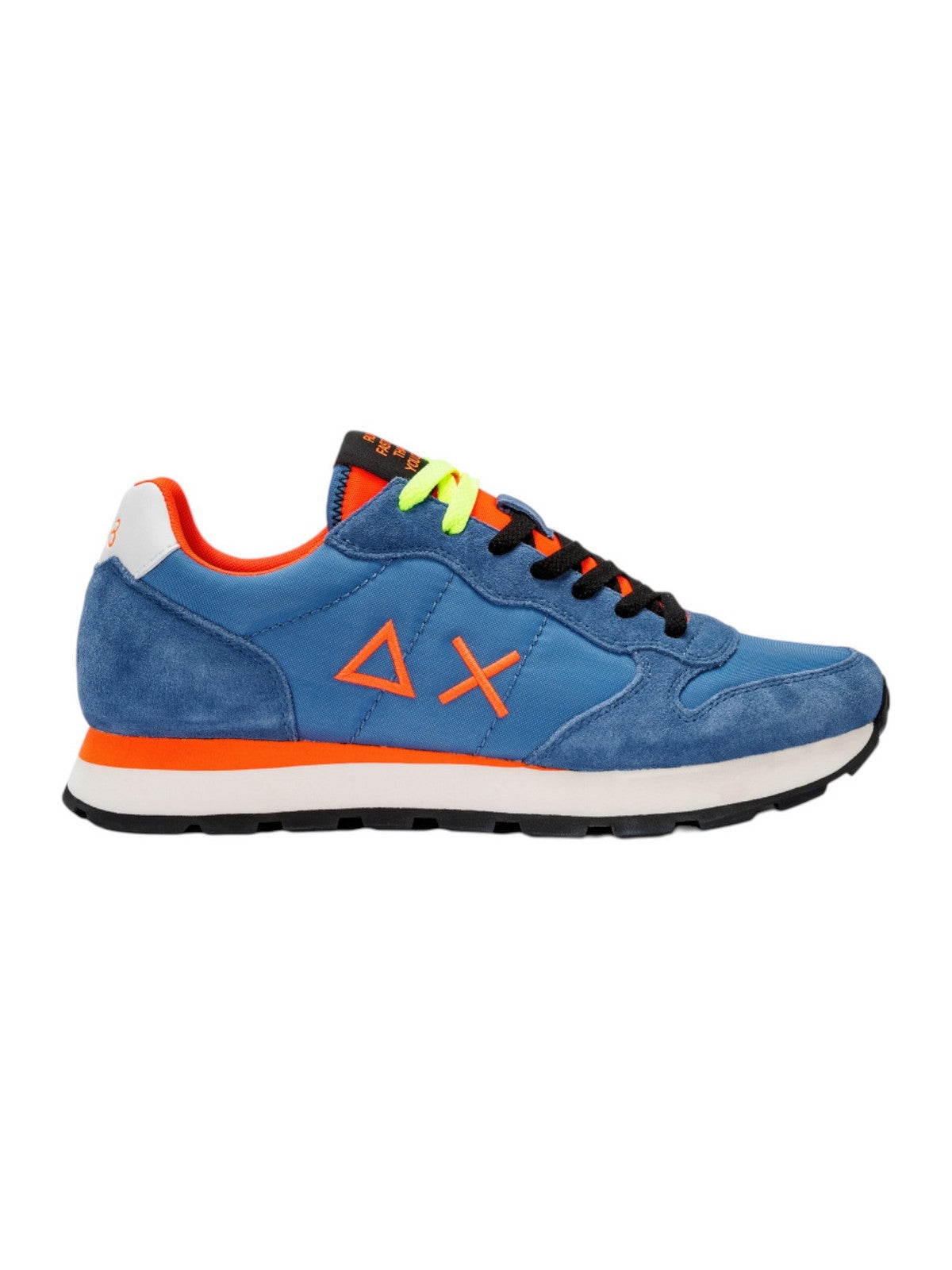 SUN68 Sneaker Uomo Tom fluo Z34102 56 Blu - Stilato