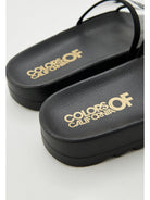 COLORS OF CALIFORNIA Ciabatta Donna slide in plexi HC.JINFY407 BLA Nero - Stilato