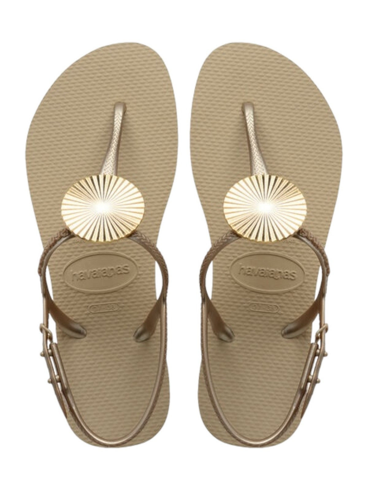 HAVAIANAS Infradito Donna Hav. Twist Metal 4148924.0154 Beige - Stilato