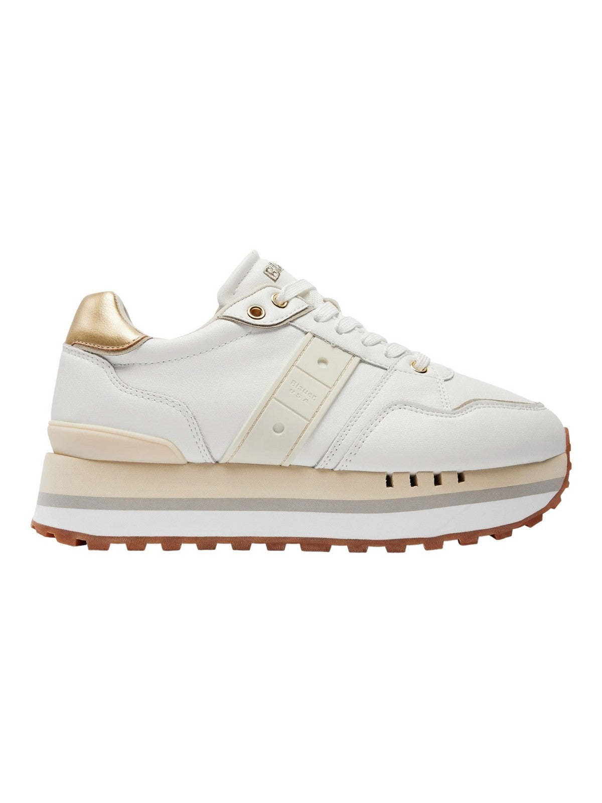 BLAUER Sneaker Donna EPPS01 S4EPPS01/LEA WHI Bianco - Stilato