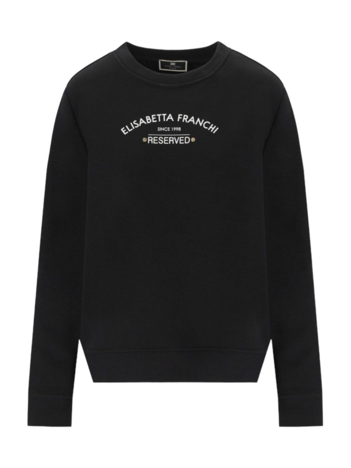 ELISABETTA FRANCHI Felpa Donna MD00241E2 110 Nero - Stilato