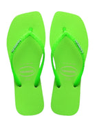 HAVAIANAS Infradito Donna Hav. Square Glitter Neon 4148927.7179 Verde - Stilato