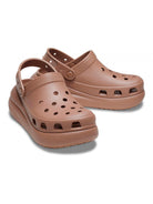 CROCS Ciabatta Donna Classic Crush Clog 207521 2Q9 Marrone - Stilato