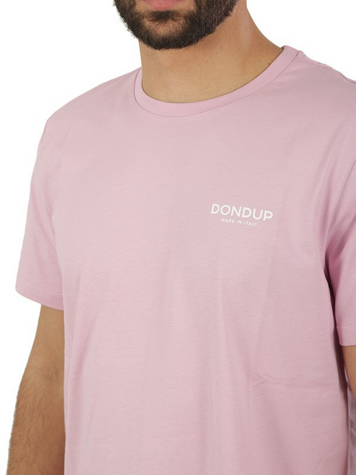 DONDUP T-Shirt e Polo Uomo US198 JF0309U HN5 583 Rosa - Stilato