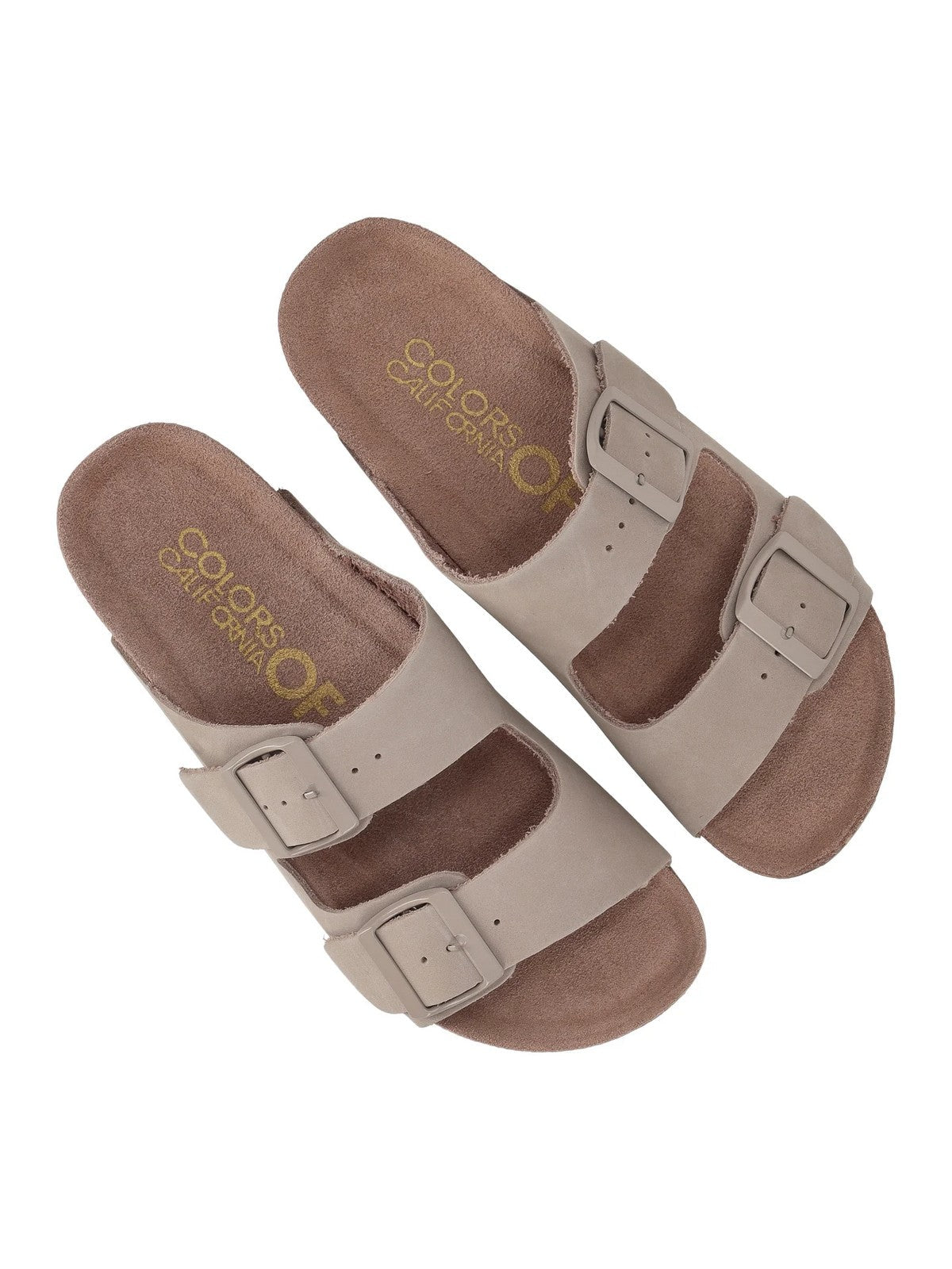 COLORS OF CALIFORNIA Sandalo Donna vintage leather sandal HC.BIO410 MUD MUD