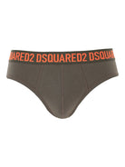 DSQUARED2 Slip Uomo D9L613610 302 Verde - Stilato