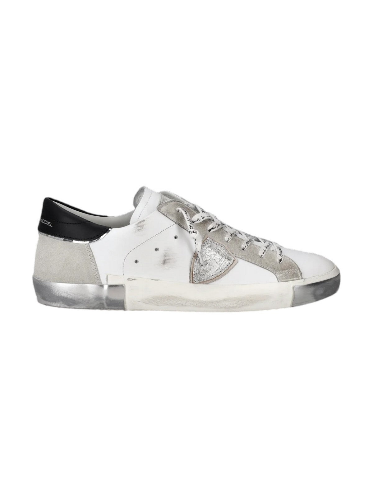 PHILIPPE MODEL Sneaker Uomo Prsx Low Man PRLU MA02 Bianco