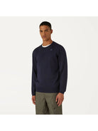 K-WAY Maglione Uomo Sebastien merino K6113BW K89 Blu - Stilato