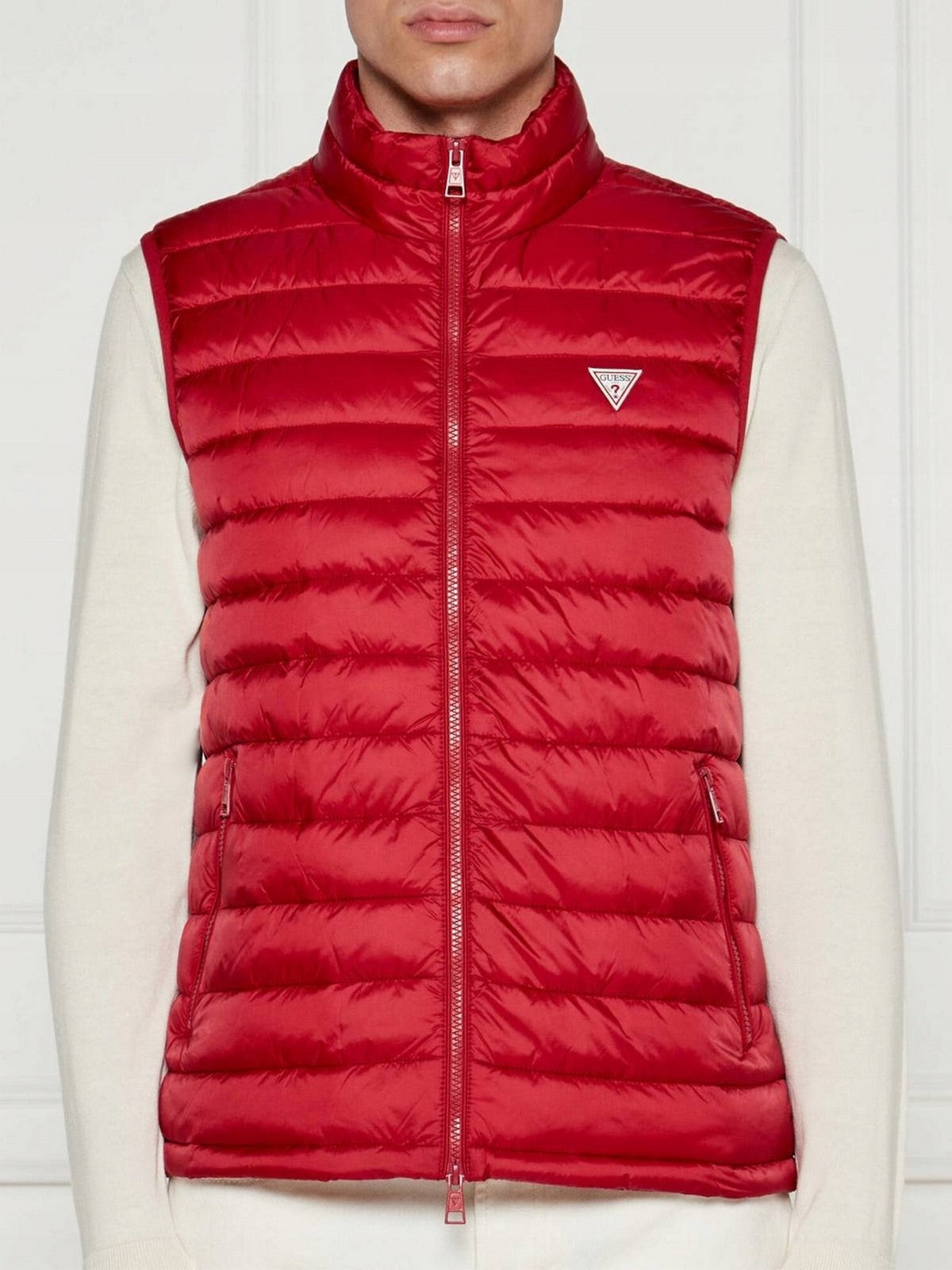 Guess Gilet Rosso Uomo Gj Hooded M4YN11 WG922 G585 - Stilato