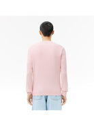 Maglione Lacoste Rosa Da Uomo - AH1985 T03 - Stilato