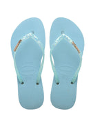 HAVAIANAS Infradito Donna Hav. Slim Glitter Flourish 4147122.1671 Blu - Stilato