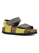 COLORS OF CALIFORNIA Sandalo Bambini e ragazzi Baby Sandal Velcro Straps HC.2402 GRE Verde - Stilato