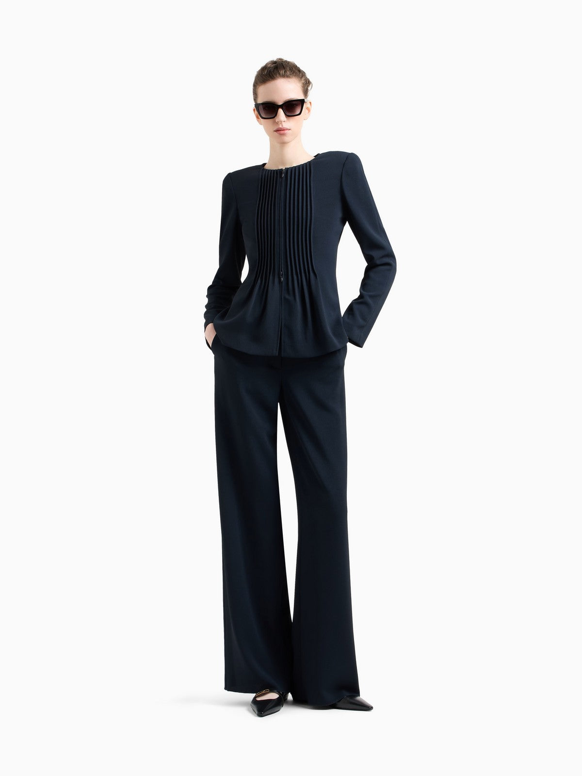 EMPORIO ARMANI Women's Trousers EW000851 AF12514 UB115 Blue