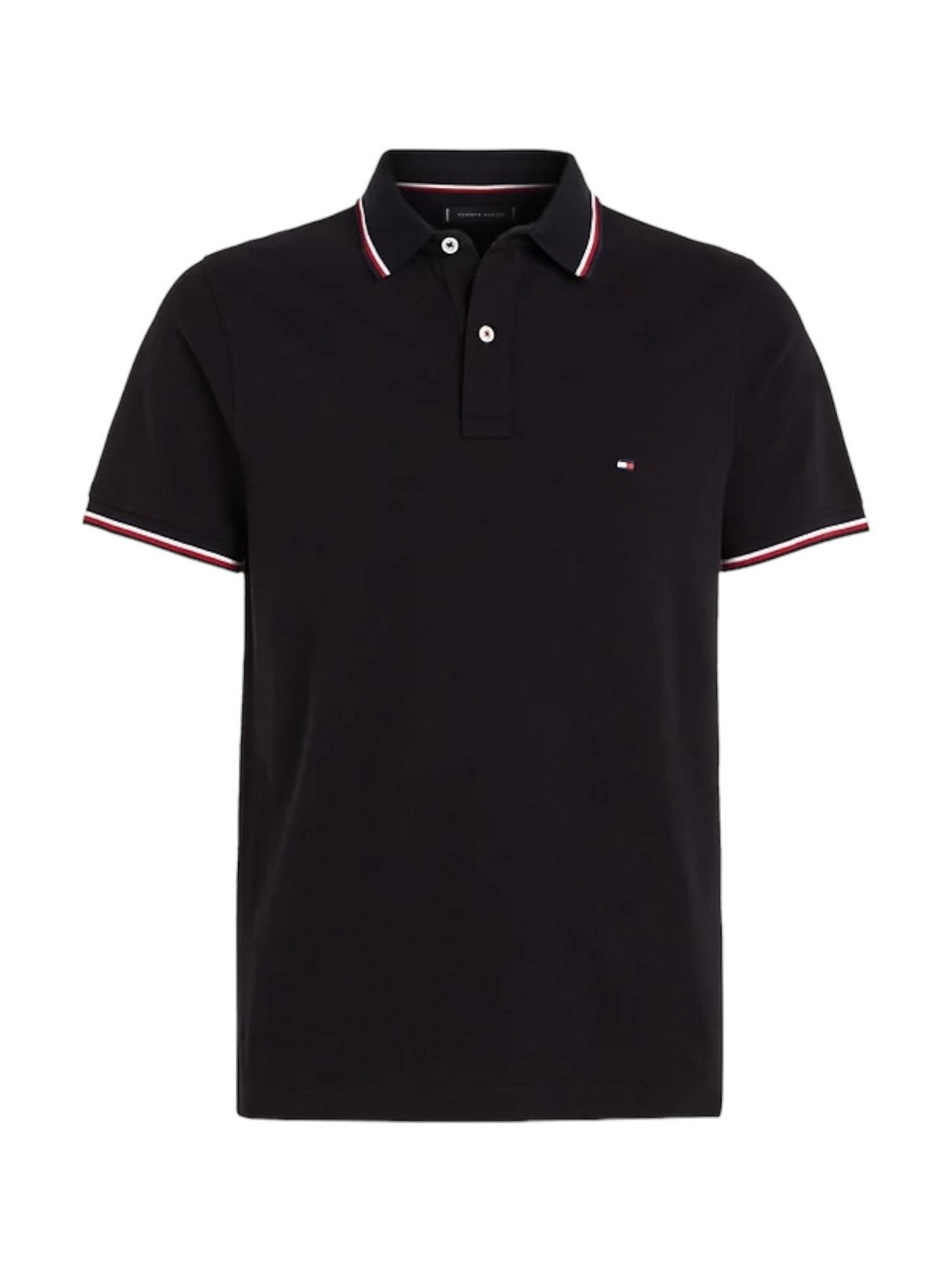 TOMMY HILFIGER T-Shirt e Polo Uomo MW0MW13080 BDS Nero - Stilato