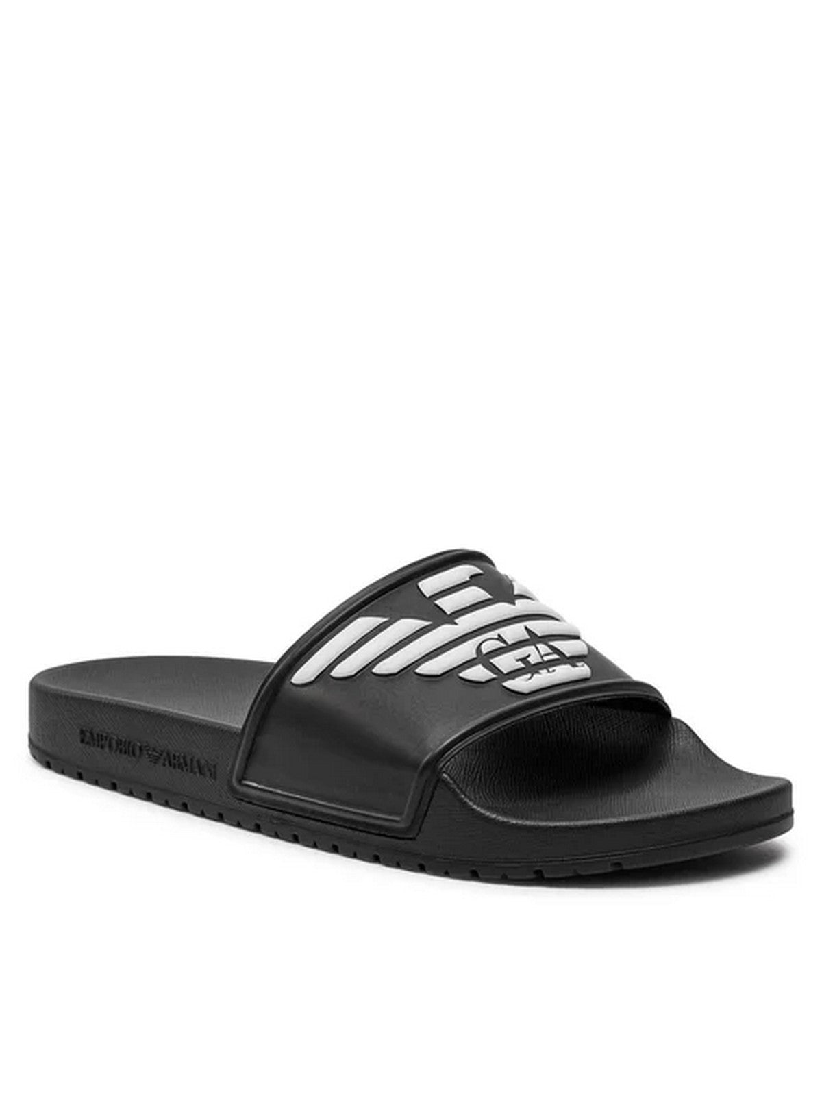 EMPORIO ARMANI Ciabatta Uomo XVPS08 XN747 A120 Nero - Stilato