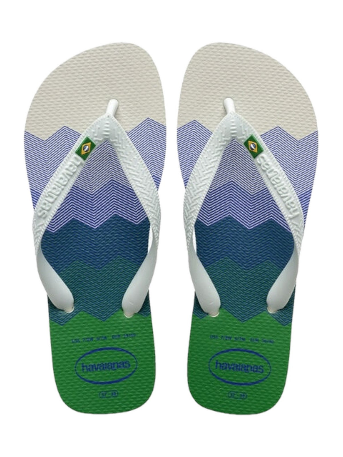 HAVAIANAS Infradito Unisex adulto Hav. Brasil Fresh 4145745.7886 Bianco - Stilato