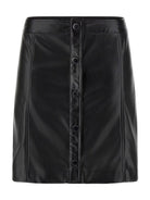 GUESS Gonna Donna CAROLA FAUX LEATHER MINI SKIRT W3YD65 WF8Q0 JBLK Nero - Stilato