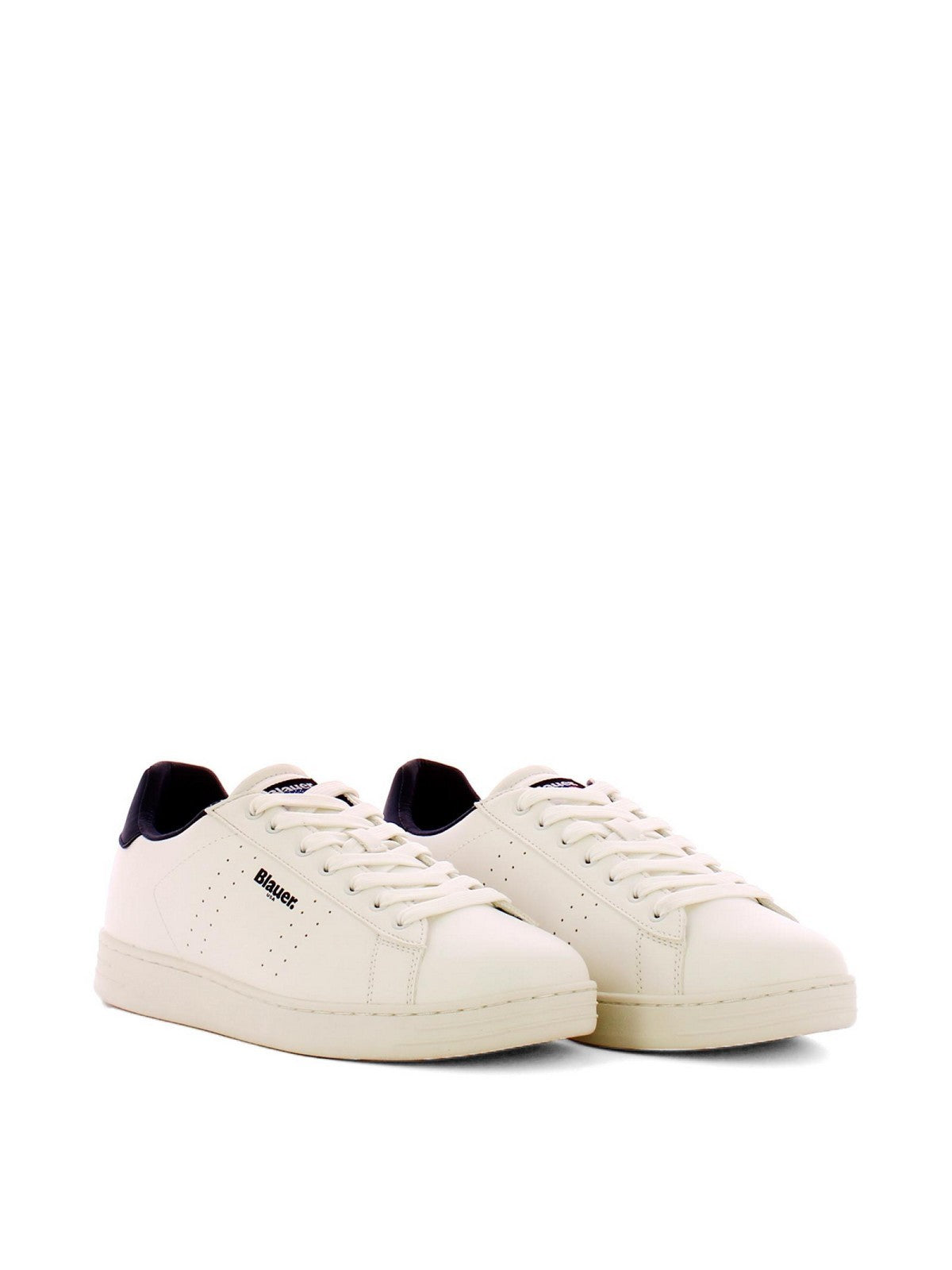 BLAUER Sneaker Uomo GRANT01 S4GRANT01/PUC WHI/NVY Bianco - Stilato