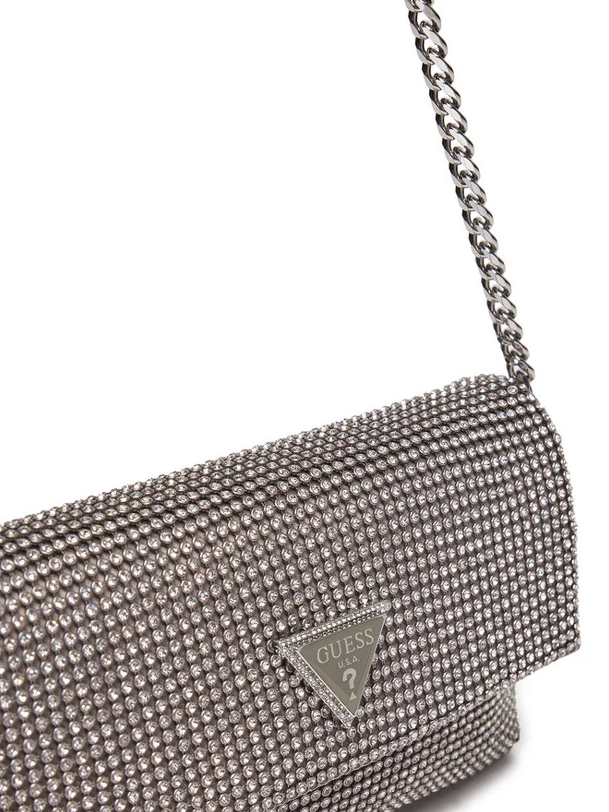 Guess Borsa Argento Donna Twiller HWRY93 50700 SIL - Stilato