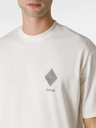 AMISH T-shirt Uomo AMX034CG45XXXX C0021 Bianco - Stilato