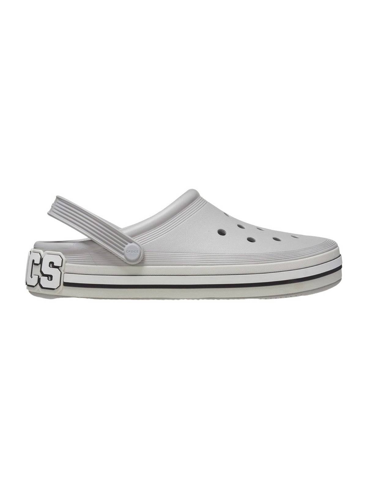 CROCS Ciabatta Unisex adulto Off Court Logo Clog 209651 1FT Grigio - Stilato