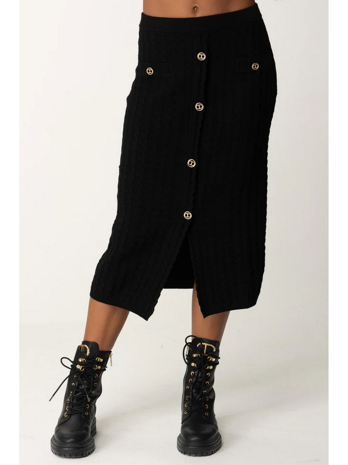 TWINSET Gonna Donna 242TP3344 00006 Nero – Stilato